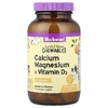 Bluebonnet Nutrition, жевательные таблетки, кальций, магний и витамин D3, со вкусом апельсина и ванили, 90 жевательных таблеток