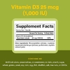 Natural Factors, веганский витамин D3, 25 мкг (1000 МЕ), 90 вегетарианских капсул