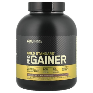 Optimum Nutrition, белково-углеводная добавка для увеличения мышечной массы, двойной шоколад, 2,31 кг (5,09 фунта)