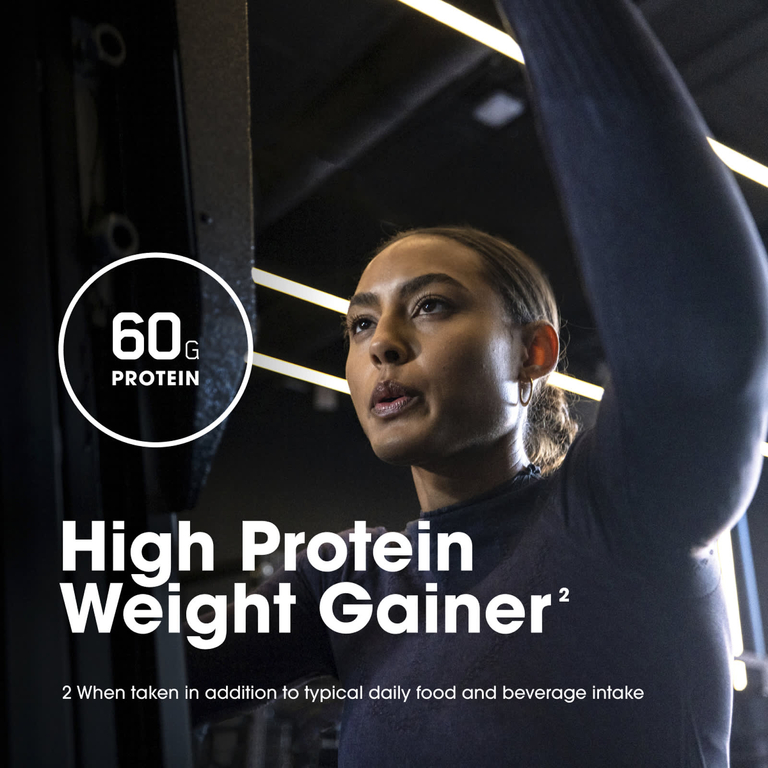 Optimum Nutrition, белково-углеводная добавка для увеличения мышечной массы, со вкусом ванильного заварного крема, 2,31 кг (5,09 фунта)