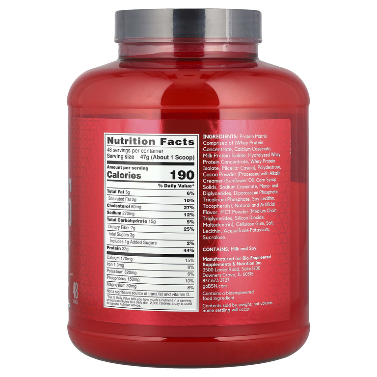 BSN, протеин, со вкусом шоколадного торта, 2,27 кг (5 фунтов)