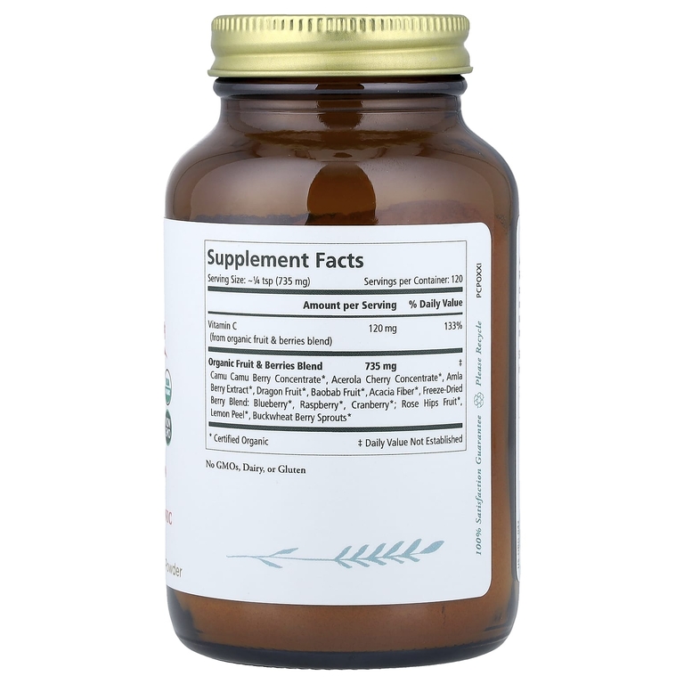 Pure Synergy, витамин C в порошке, 120 г (4 унции)