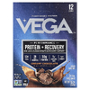 Vega, протеин и восстановление, со вкусом шоколада, 12 пакетиков по 44 г (1,6 унции)
