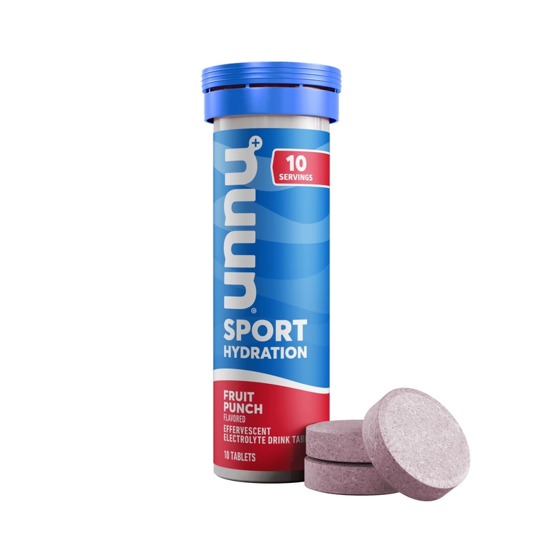Nuun, напиток с шипучими электролитами, фруктовый пунш, 10 таблеток
