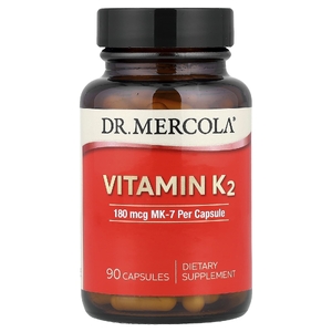 Dr. Mercola, Витамин K2, 180 мкг, 90 капсул