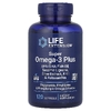 Life Extension, суперомега-3 плюс, 120 капсул
