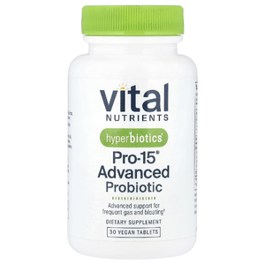 Vital Nutrients, пробиотики с улучшенной устойчивостью, 30 веганских таблеток
