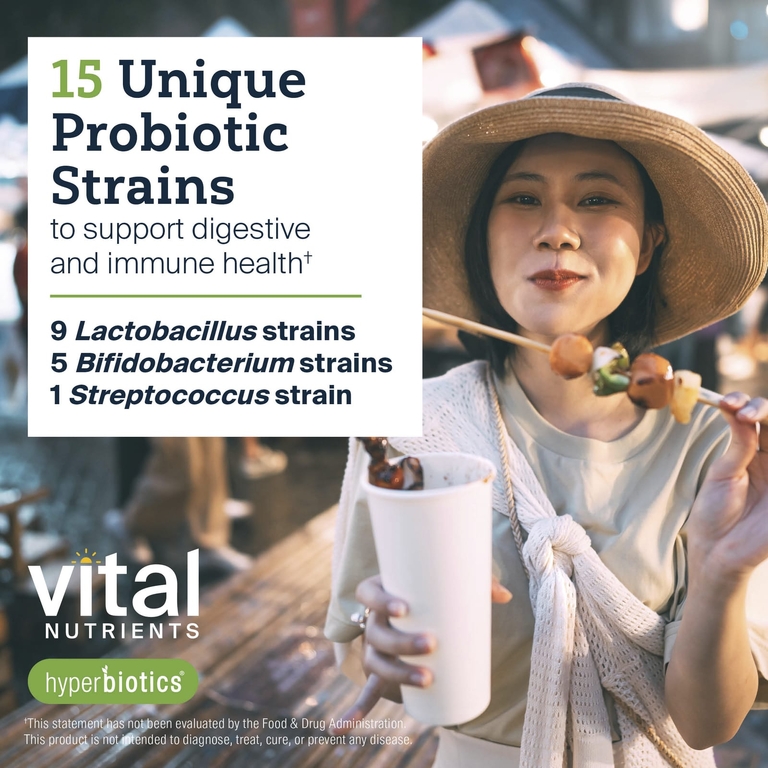 Vital Nutrients, пробиотики с улучшенной устойчивостью, 30 веганских таблеток