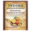 Twinings, травяной чай, ханибуш, мандарин и апельсин, без кофеина, 20 чайных пакетиков в индивидуальной упаковке, 40 г (1,41 унции)