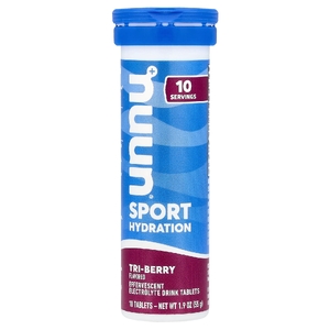 Nuun, напиток с шипучим электролитом, три ягоды, 10 таблеток