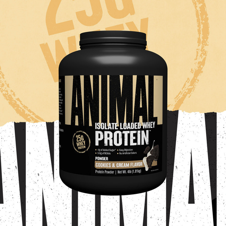 Animal, Isolate Loaded Whey Protein™, со вкусом печенья с кремом, 1,81 кг (4 фунта)