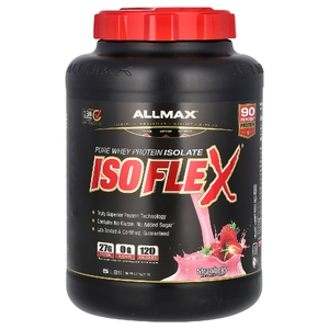 ALLMAX, чистый изолят сывороточного протеина, клубника, 5 фунтов (2,27 кг)