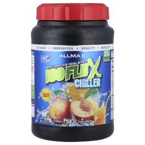 ALLMAX, изолят сывороточного протеина, вкус цитруса и персика, 907 г (2 фунта)