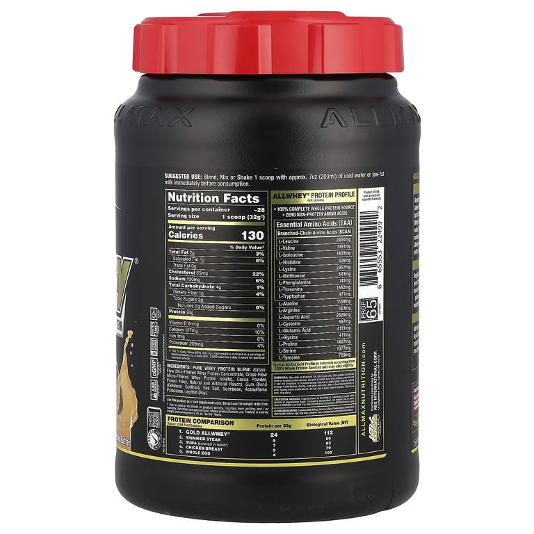 ALLMAX, сывороточный протеин, шоколадно-арахисовая паста, 907 г (2 фунта)