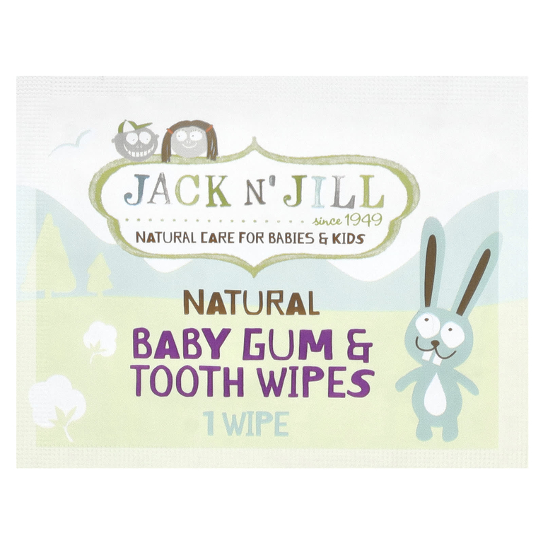 Jack n' Jill, натуральные детские салфетки для десен и зубов, 25 шт.
