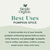 Simply Organic, пряная смесь для тыквенного пирога, 55 г (1,94 унции)