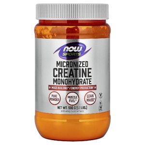 NOW Foods, Спорт, микронизированный моногидрат креатина, 500 г (1,1 фунта)
