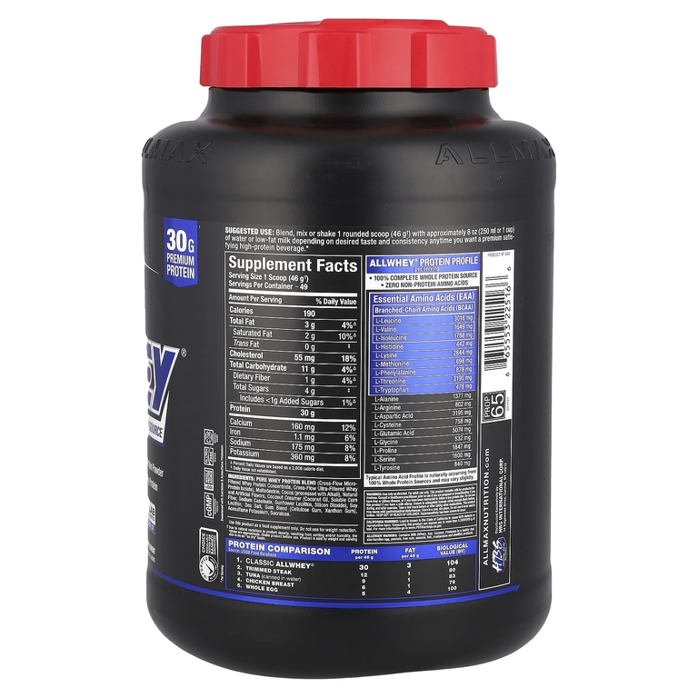 ALLMAX, сывороточный протеин, шоколадный вкус, 2,27 кг (5 фунтов)