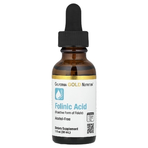California Gold Nutrition, фолиновая кислота, без спирта, 30 мл (1 жидк. унция)