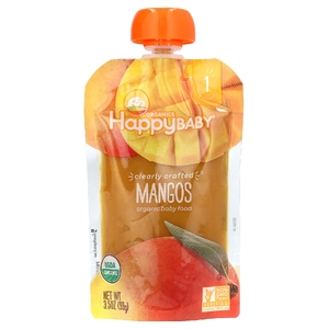 Happy Family Organics, органическое детское питание, этап 1, манго, 99 г (3,5 унции)
