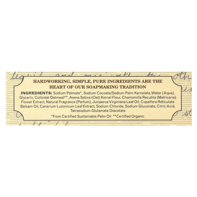 The Grandpa Soap Co., Мыло для лица и тела, овсянка, 120 г (4,25 унции)