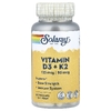 Solaray, витамины D3 и K2, без сои, 60 растительных капсул