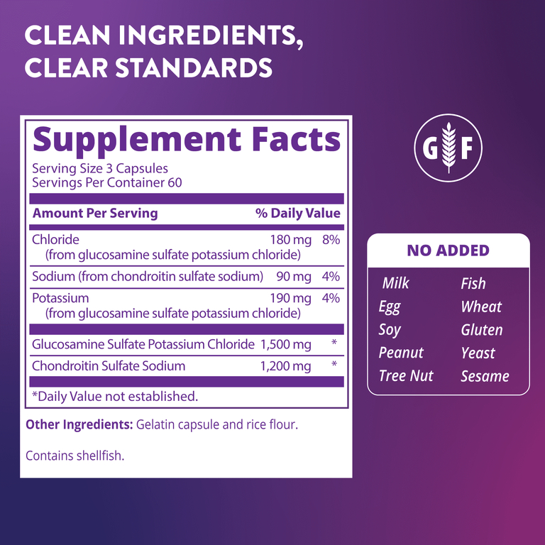 MRM Nutrition, хондроитин и глюкозамин, 180 капсул