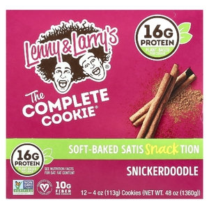 Lenny & Larry's, печенье, с корицей, 12 штук, по 113 г (4 унции)