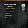 Frontier Co-op, органическая копченая паприка, молотая, 453 г (16 унций)