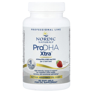 Nordic Naturals, ЭПК, омега-3 кислоты, со вкусом клубники, 60 желатиновых капсул