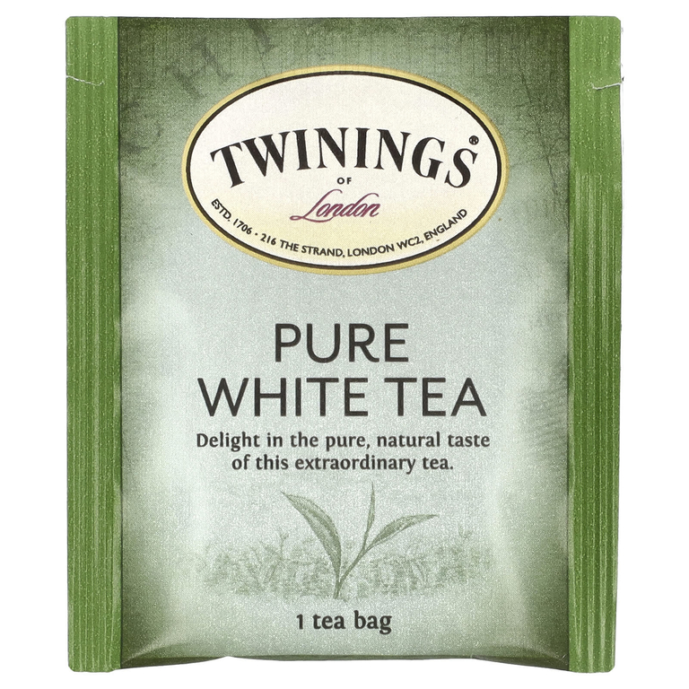 Twinings, Чистый белый чай, 20 чайных пакетиков, 30 г (1,06 унции)