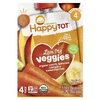 Happy Family Organics, пюре, этап 4, органическая морковь, бананы, манго и батат, 4 пакетика по 120 г (4,22 унции)