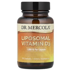 Dr. Mercola, липосомальный витамин D3, 25 мкг (1000 МЕ), 30 капсул (Товар снят с продажи) 