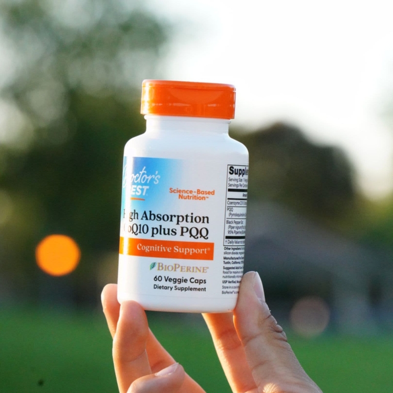 Doctor's Best, коэнзим Q10 с пирролохинолинхиноном, 60 растительных капсул