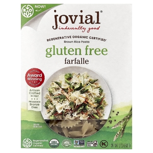 Jovial, Органическая паста из коричневого риса, фарфалле, 340 г (12 унций)