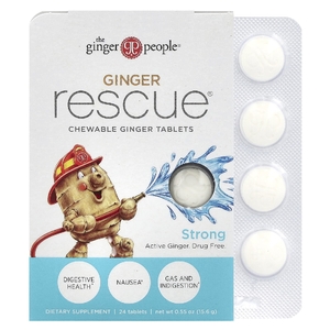 The Ginger People, жевательные таблетки с имбирем, 24 таблетки, 15,6 г (0,55 унции)