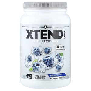 XTEND, 7 г аминокислот с разветвлённой цепью, со вкусом голубой малины, 1242 кг (2,74 фунта)
