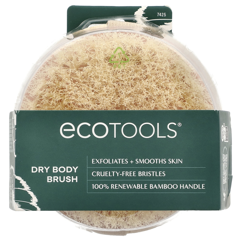 EcoTools, щетка для сухого массажа, 1 шт.