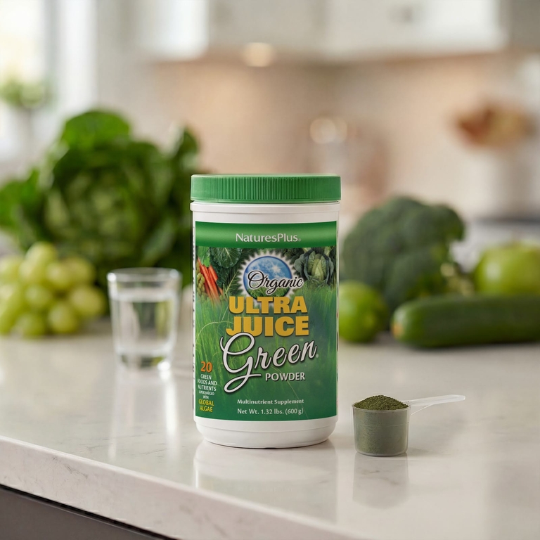 NaturesPlus, 20 зелёных продуктов и питательных веществ в порошке, 600 г (1,32 фунта)