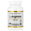 California Gold Nutrition, L-аргинин, 500 мг, 60 растительных капсул