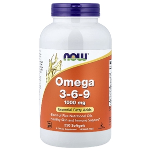 NOW Foods, омега-3-6-9, 250 капсул
