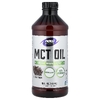 NOW Foods, Спорт, масло MCT, шоколадное мокко, 473 мл (16 жидк. унций)