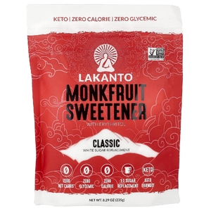 Lakanto, подсластитель из архата с эритритолом, классический, 235 г (8,29 унции)