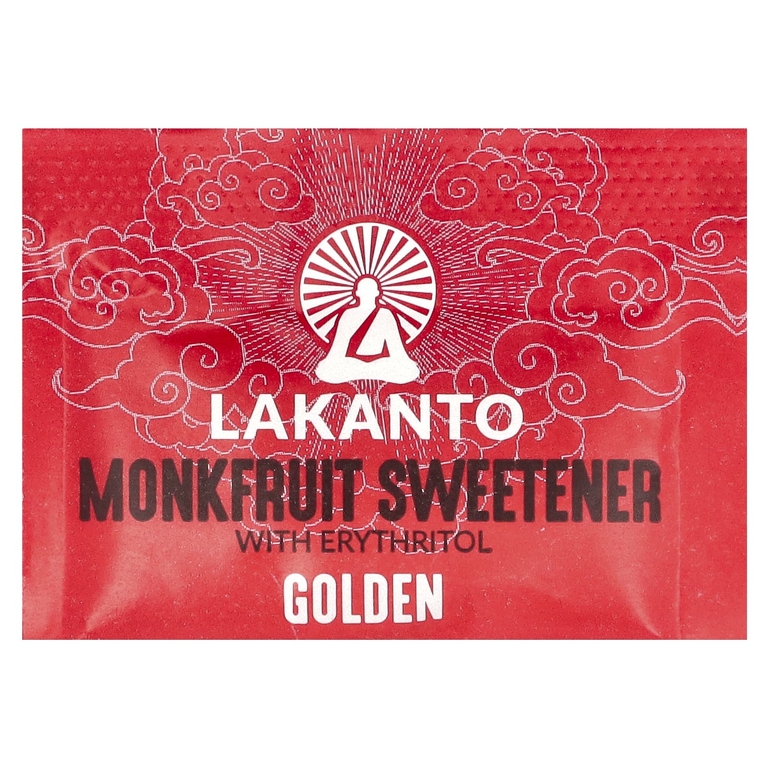 Lakanto, подсластитель из архата с эритритолом, золотой, 30 пакетиков, 90 г (3,17 унции)