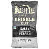 Kettle Foods, Картофельные чипсы Krinkle Cut, соль и свежий молотый перец, 141 г (5 унций)