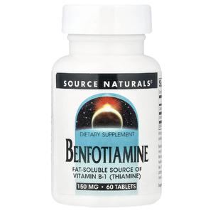 Source Naturals, бенфотиамин, 60 таблеток