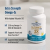 Nordic Naturals, омега-3 + витамин Д, лимон, 60 желатиновых капсул