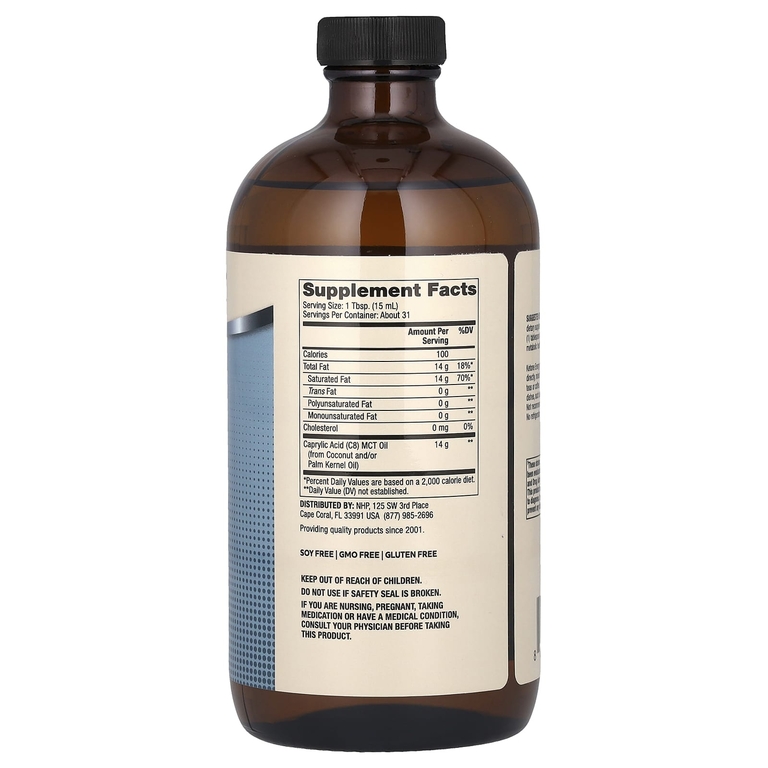 Dr. Mercola, Каприловая кислота и масло MCT, 473 мл (16 жидк. унций)