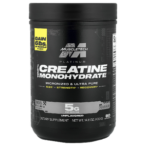 MuscleTech, моногидрат креатина, с нейтральным вкусом, 400 г (14,11 унции)