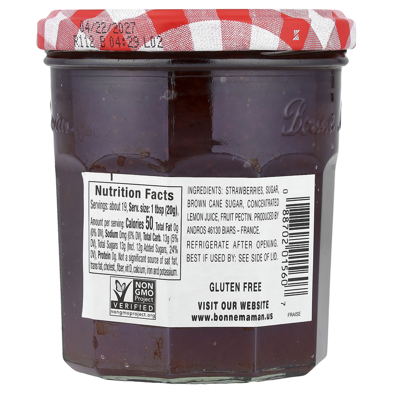 Bonne Maman, Клубничное варенье, 370 г (13 унций) (Товар снят с продажи) 